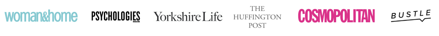 Featured in Harper's Bazaar, Cosmopolitan, Marie Claire, Psychologies, Women's Health, BBC and more